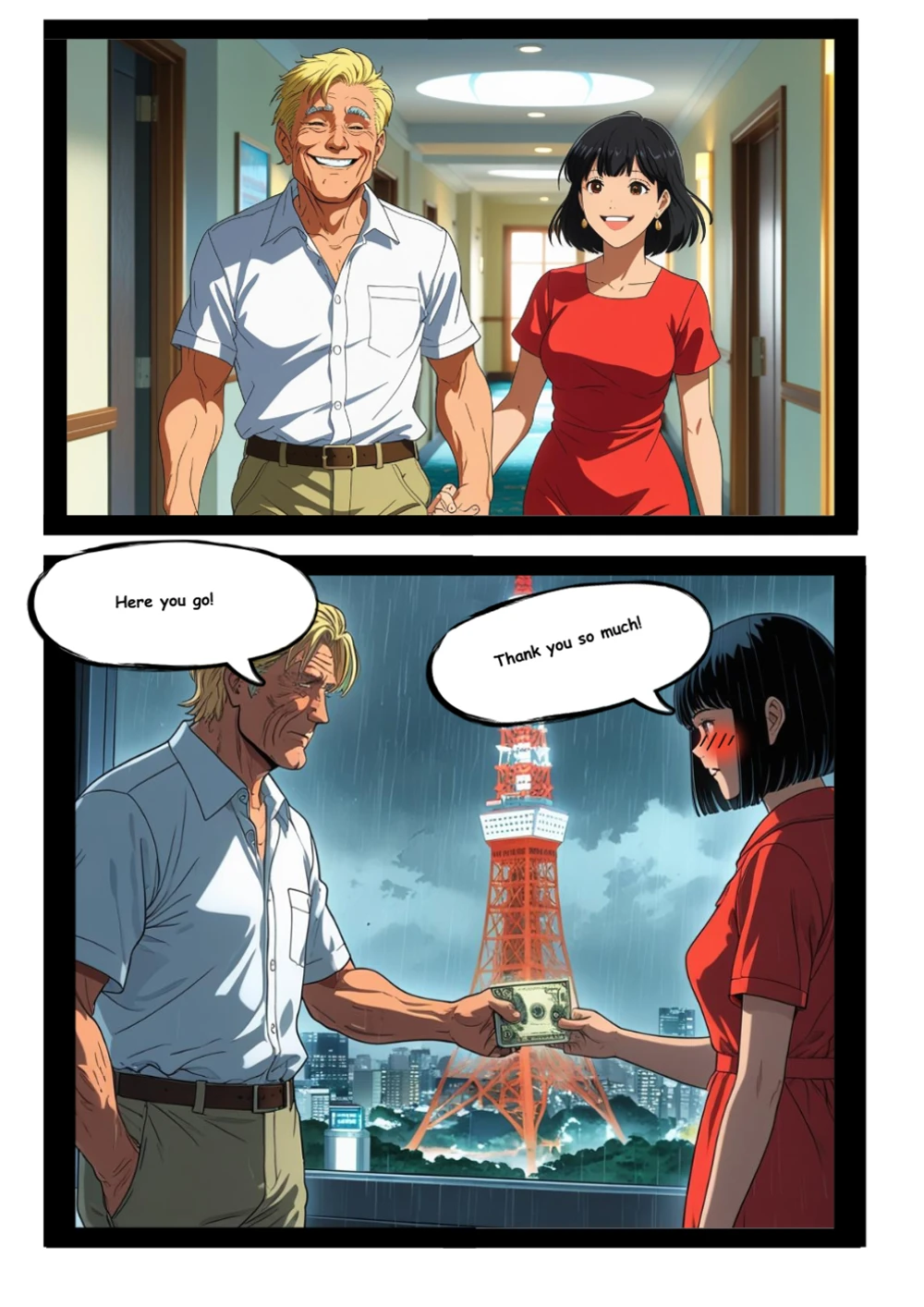 SHE CAME WITH THE STORM's page8